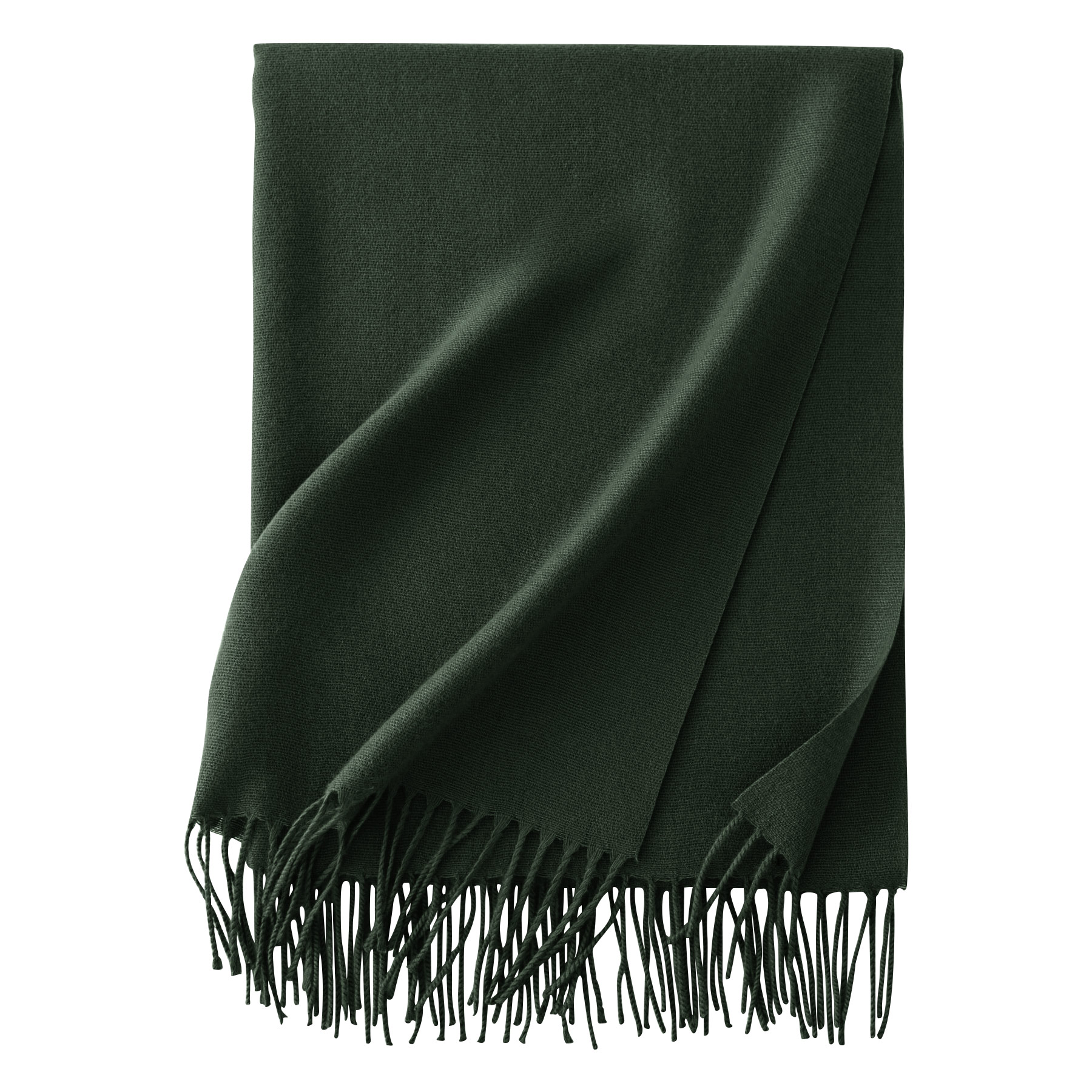 Winter Faux Cashmere Shawl Scarf With Tassels 15