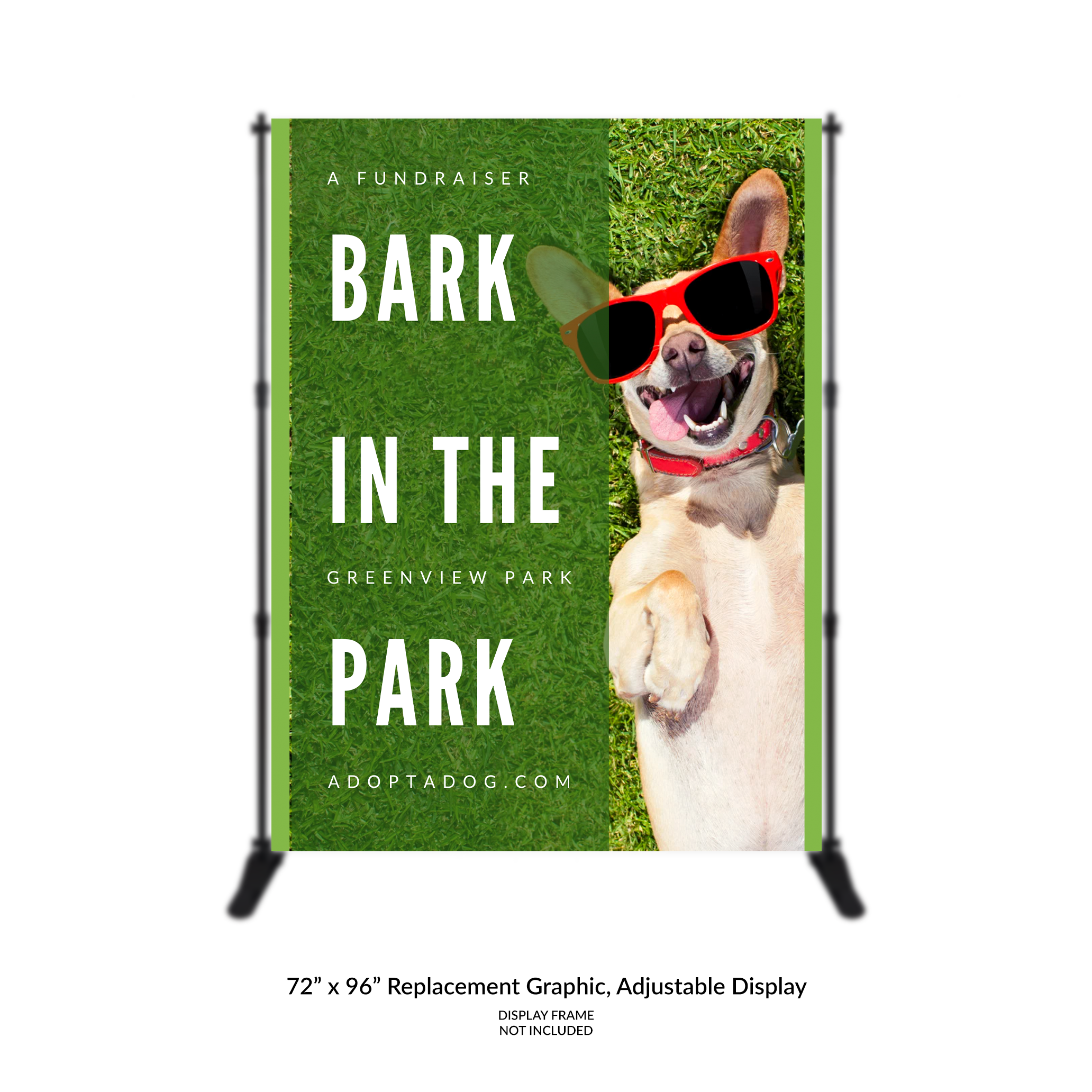 6’ x 8’ Replacement Graphic (Adjustable Display)