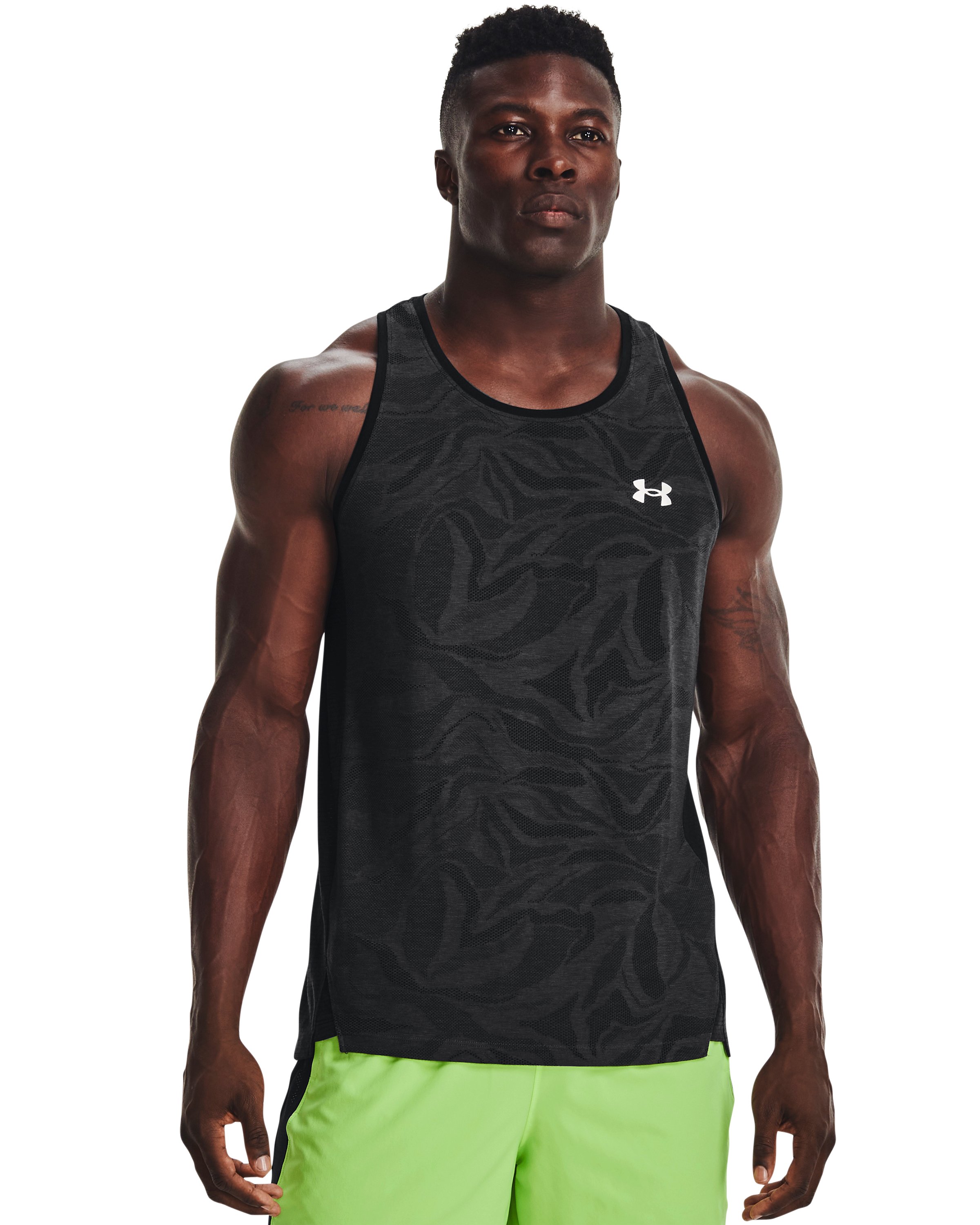 Men's UA Streaker Jacquard Singlet  3