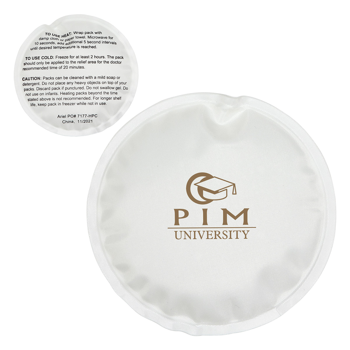 Round Nylon-Covered Hot/Cold Pack 16
