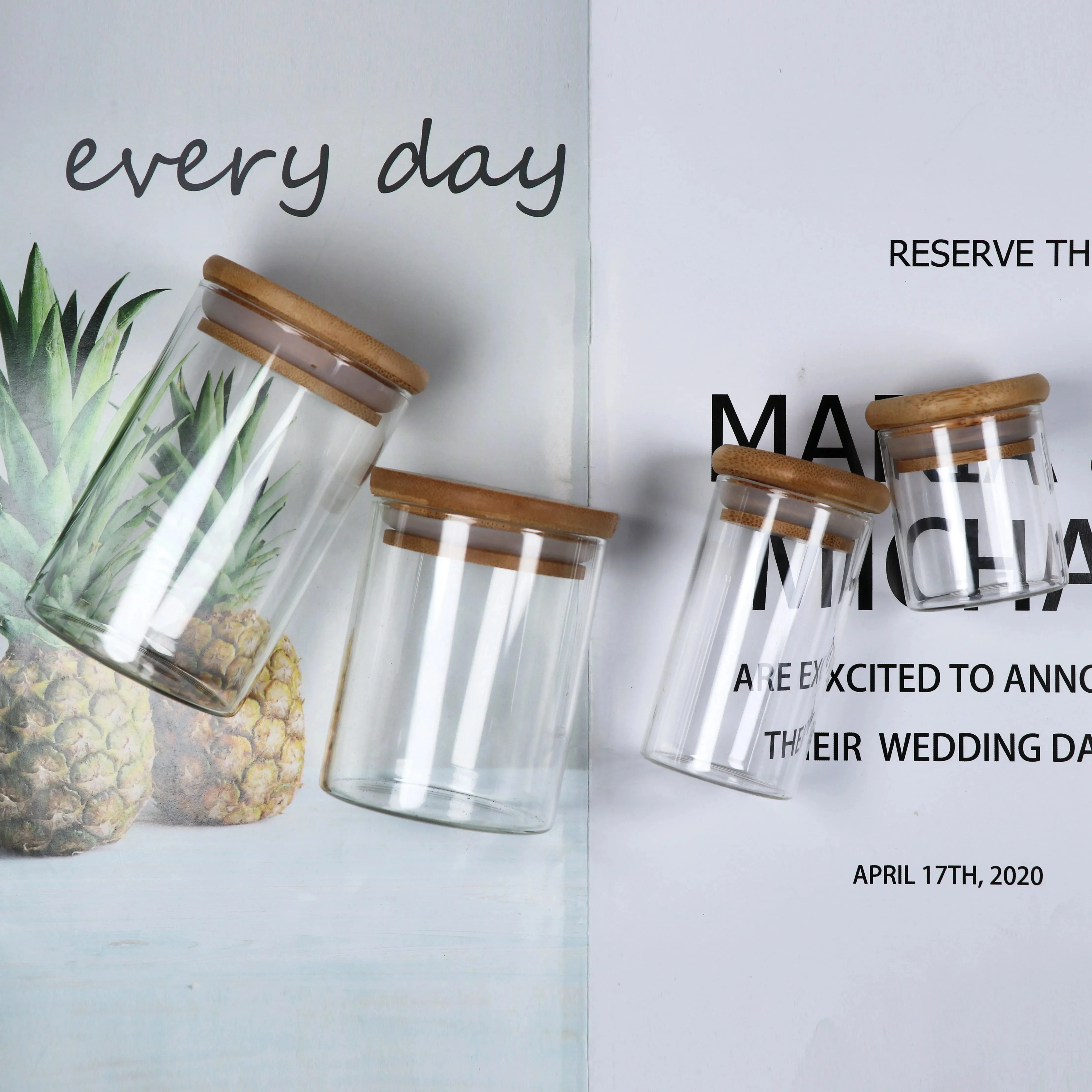 Custom Jar with Bamboo Lid 5
