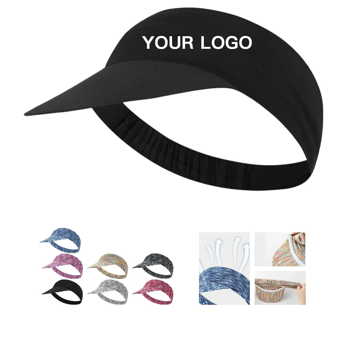 Polyester Sun Hat with Wide Brim and Adjustable Strap 9