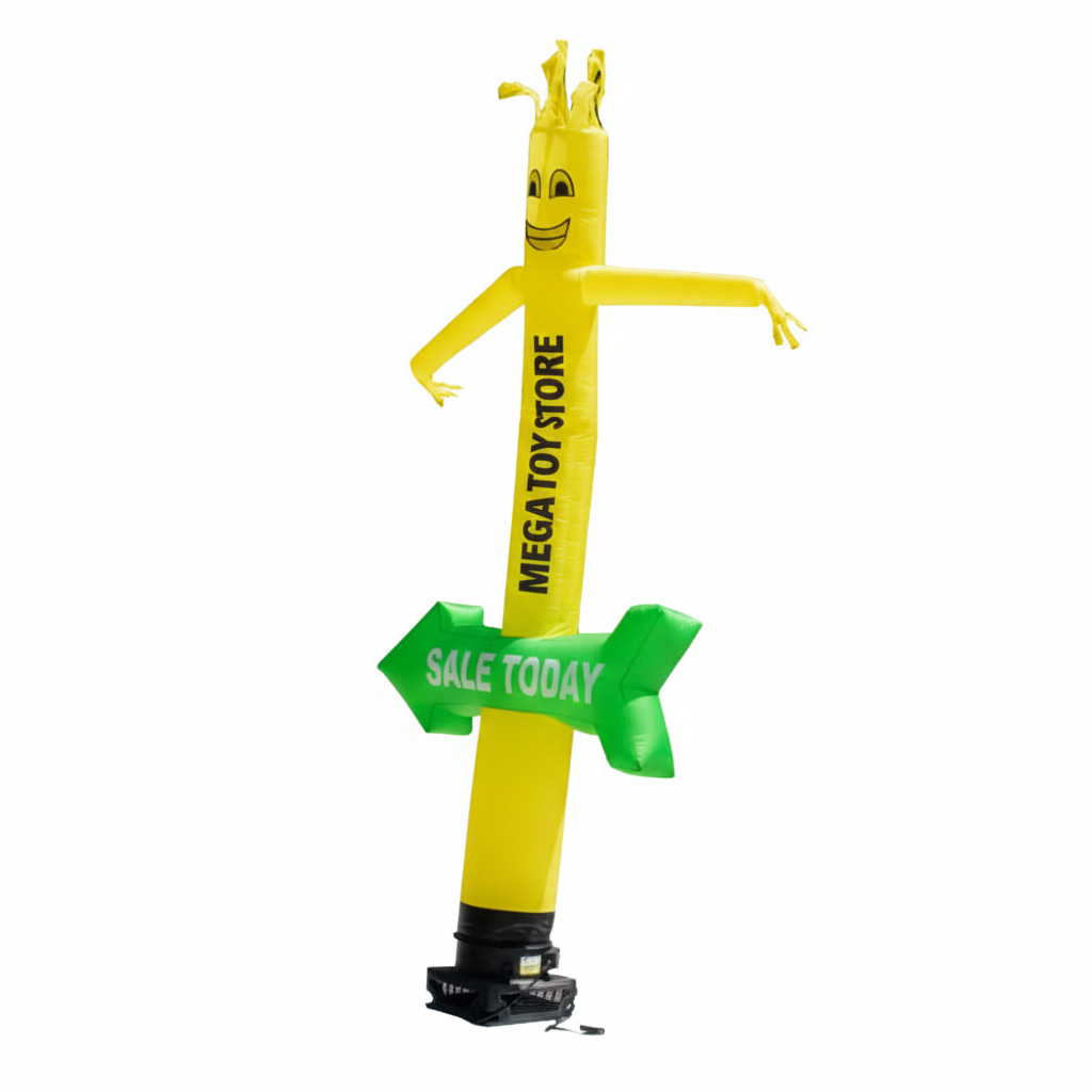16'H Wacky Man™ Single-Leg Inflatable Dancer, Full-Digital Imprint 2