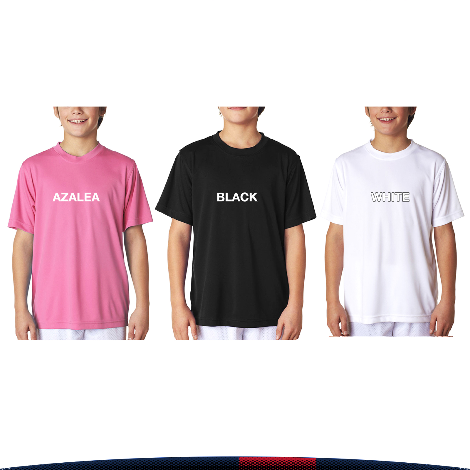 UltraClub® 4 oz. Youth Sports T-Shirts 5
