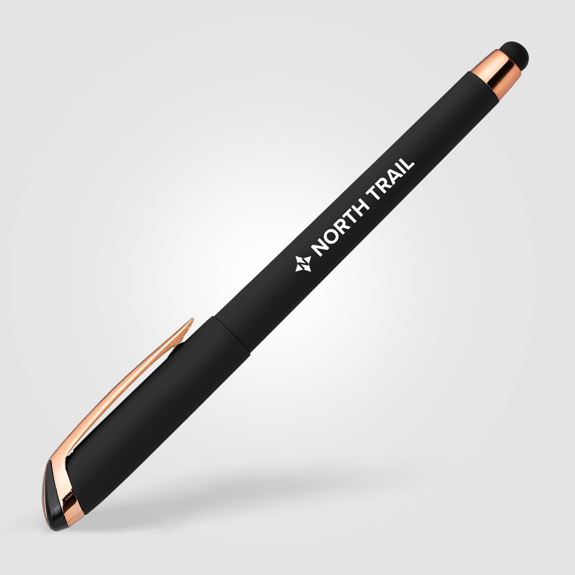 Gazelle Gel Softy Rose Gold Pen w/ Stylus 25