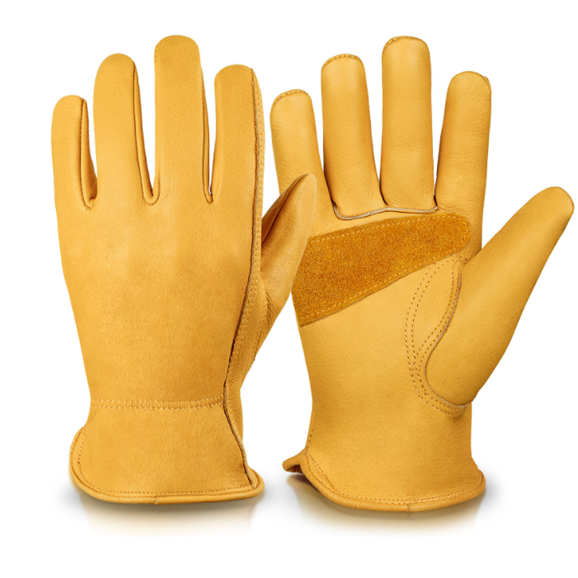 MOQ20 Premium BC Grade Cowhide Leather Work Gloves 1