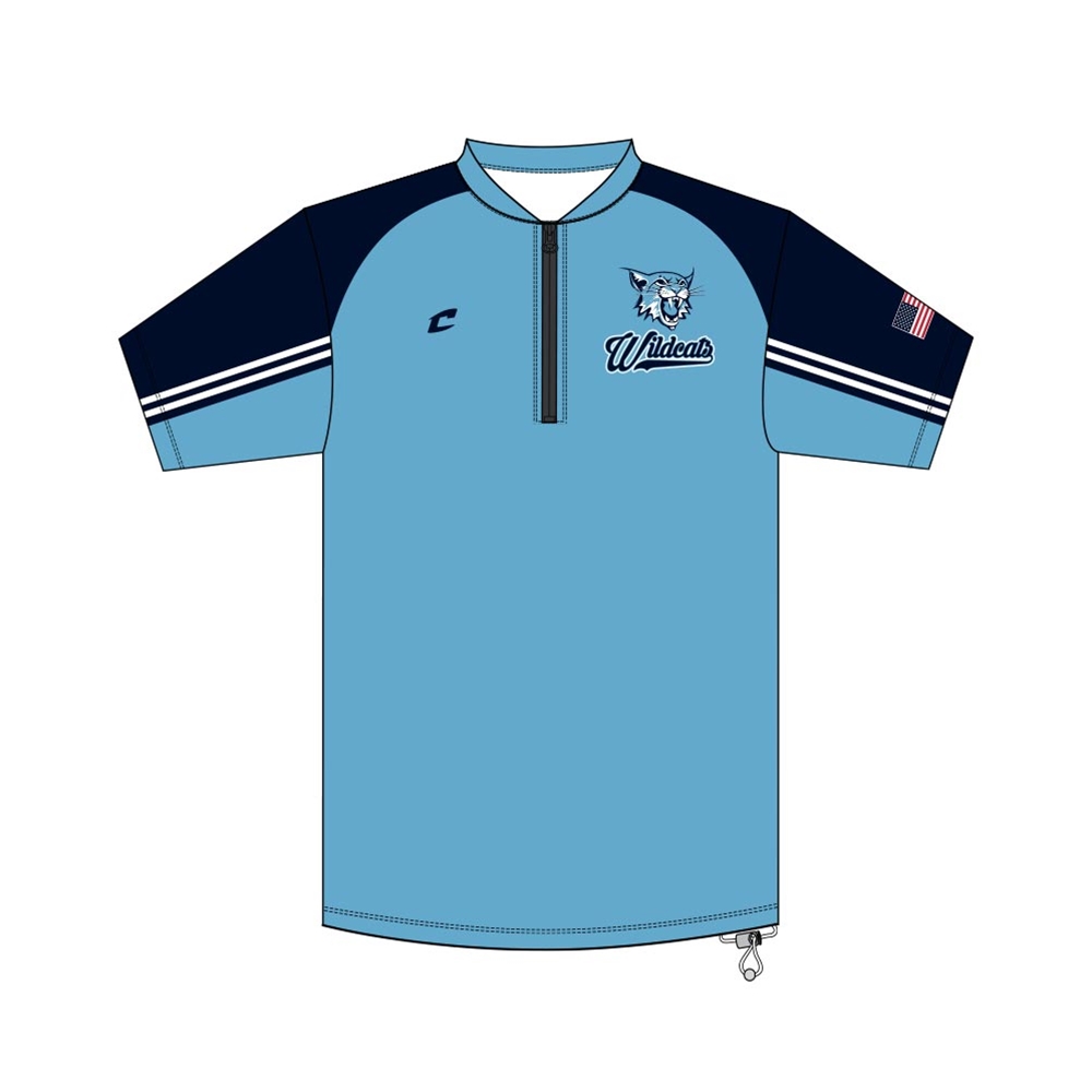 Juice Traditional Short Sleeve Cage Jacket Stretch Woven Poplin