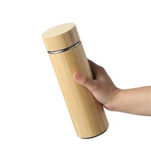 500ml Bamboo Encased Stainless Steel Cup With Double Wall Insulation 9