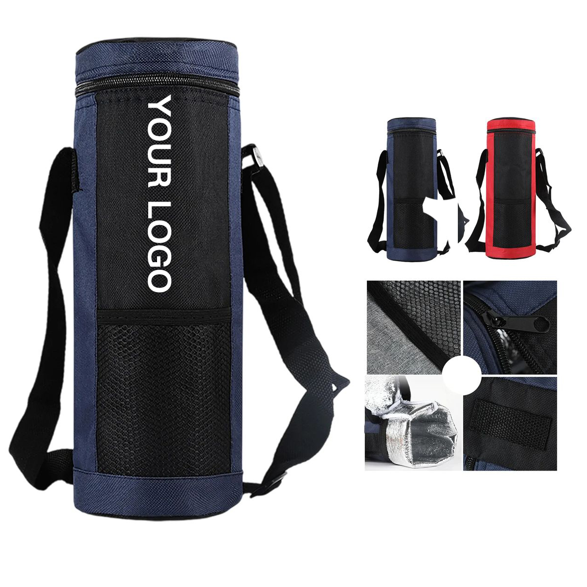 Insulated Bottle Carrier Bag with Aluminum Lining 4