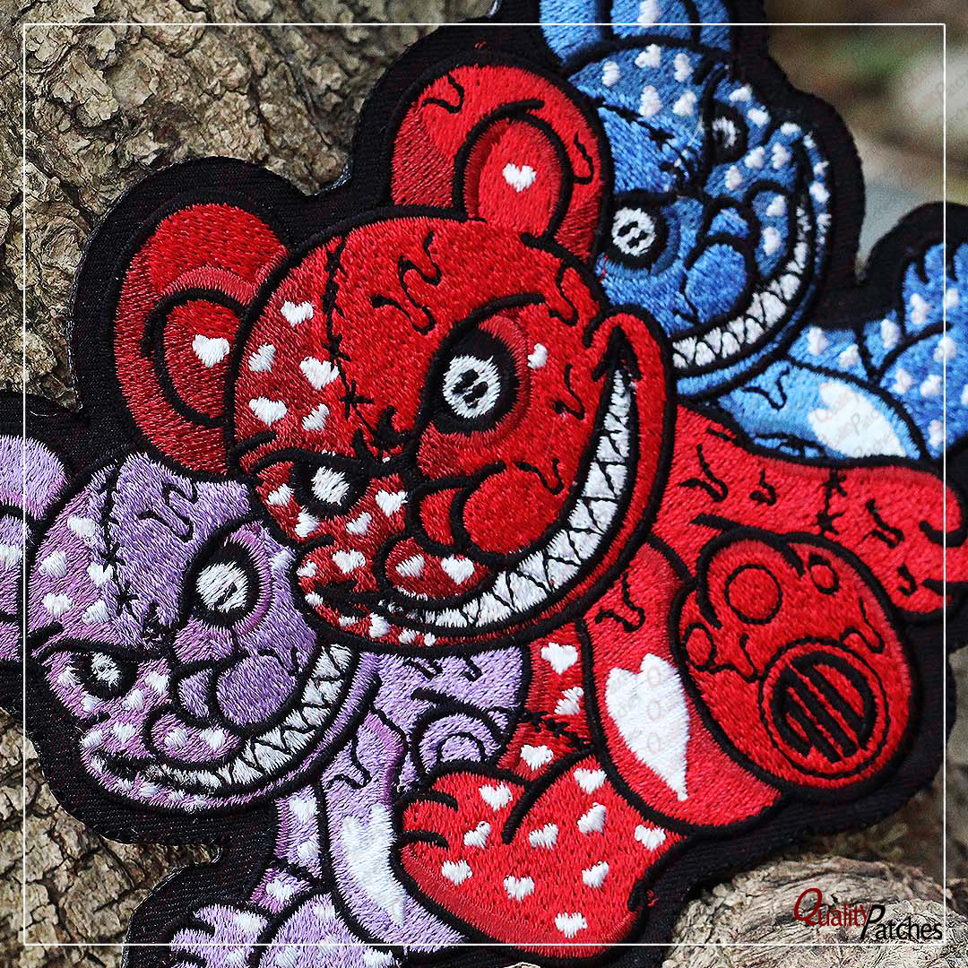 Custom Die Cut Embroidered Patches 14