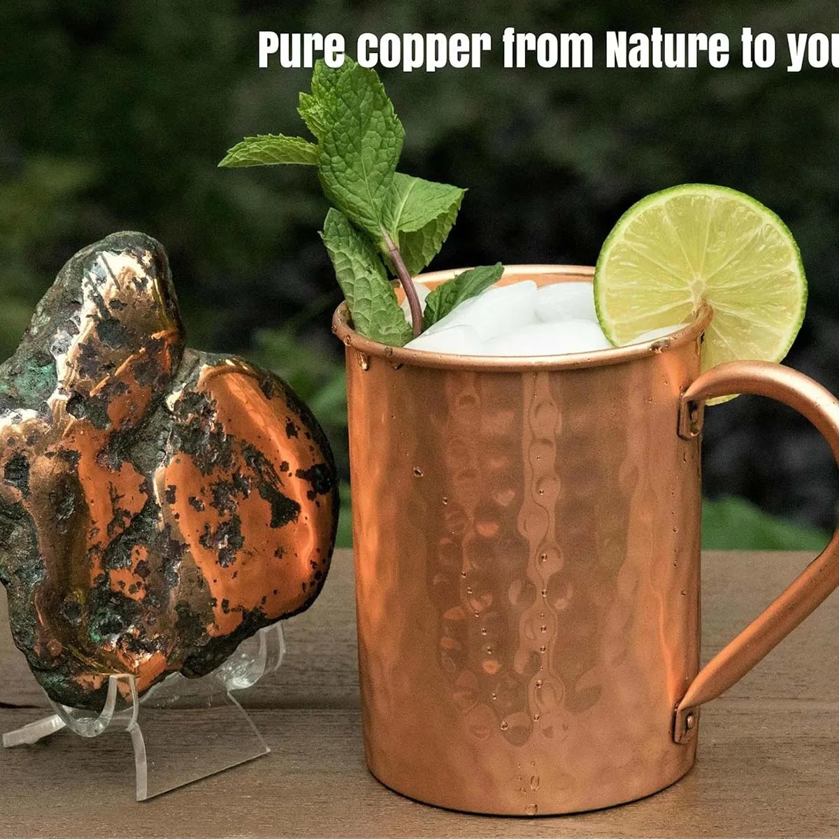 13oz Stylish Durable Pure Copper Plating Moscow Mule Mugs 5