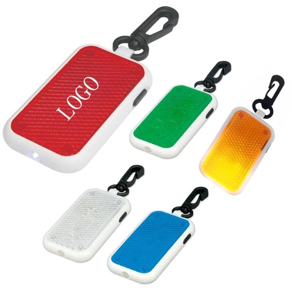 Custom Safety Reflector Light Keychain 3