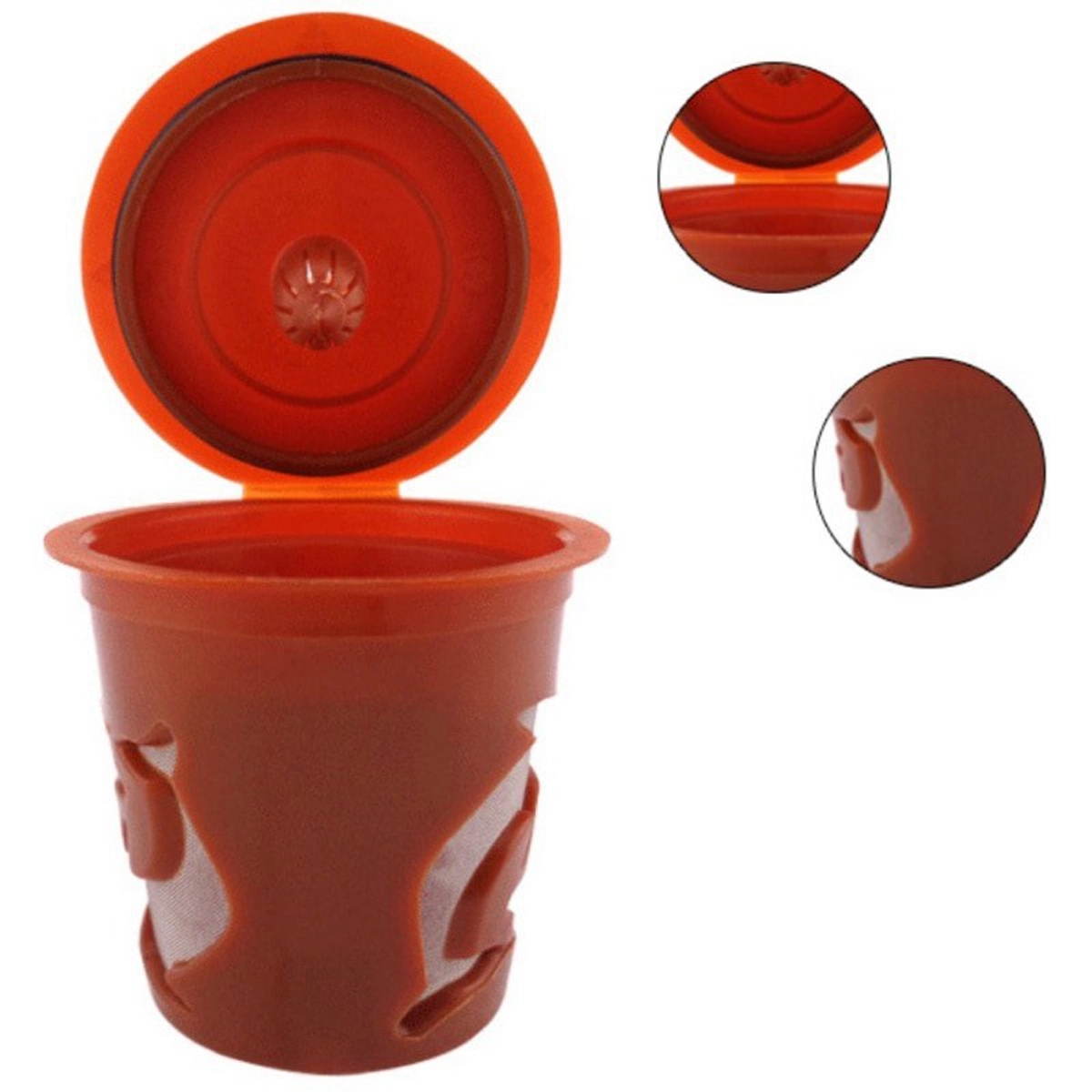 K Cup Reusable 2.0 Dolphin Capsule Coffee Filter 4