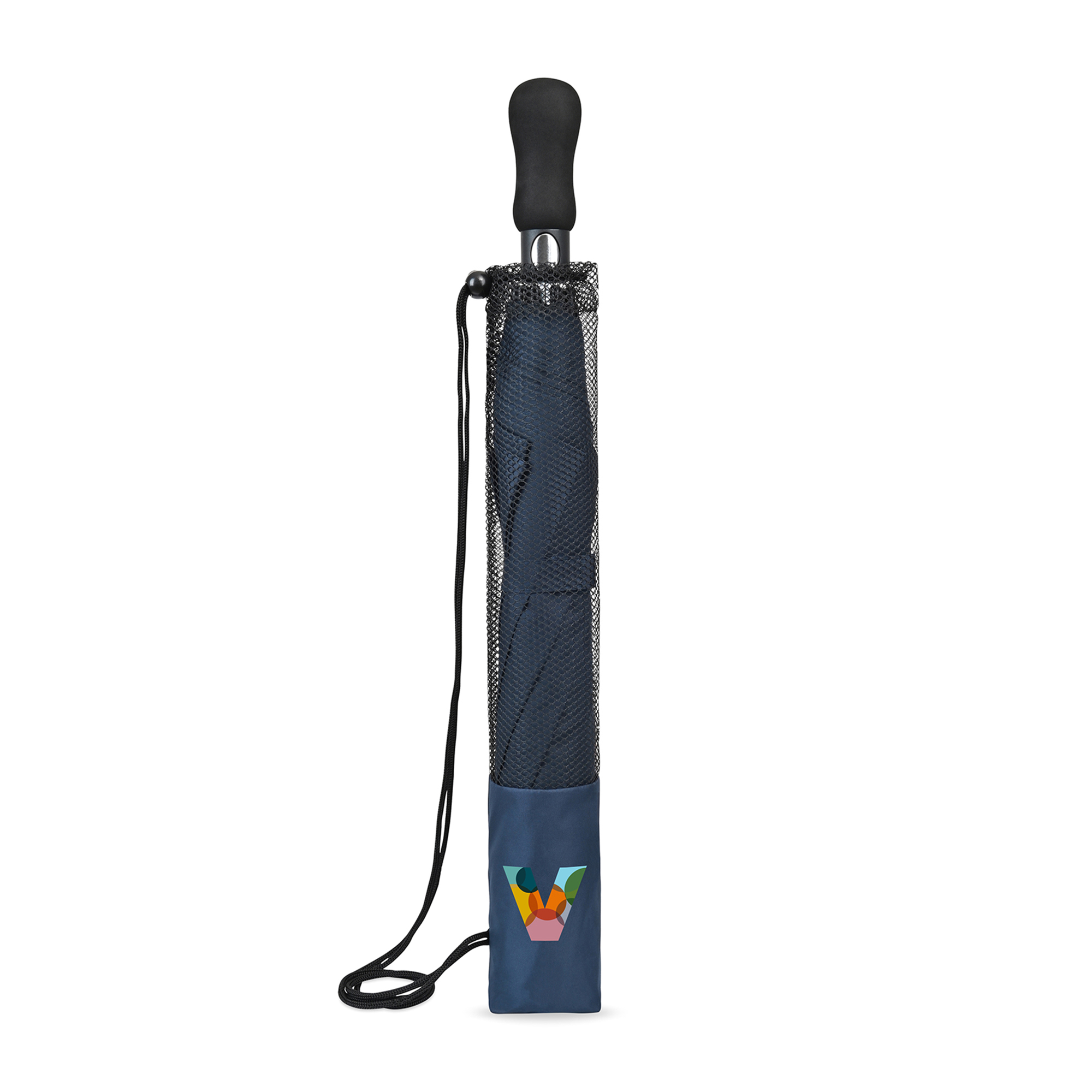 Elements 58" Recycled rPET Auto Open Travel Folding Umbrella 10