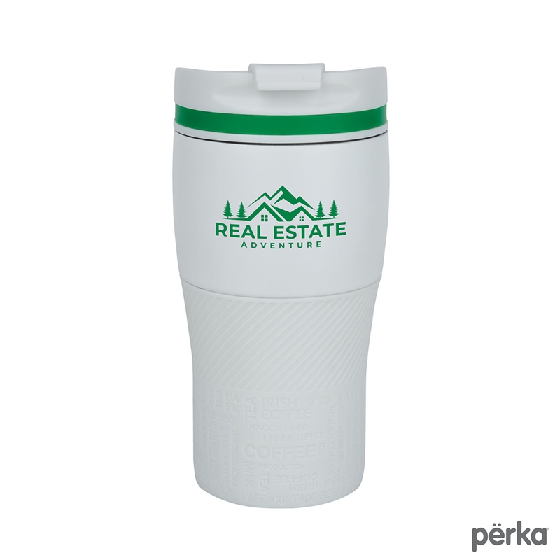 Perka® Cortado 12 oz. Double Wall Recycled Stainless Steel Coffee Tumbler 155