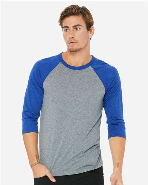 Unisex Three-Quarter Sleeve Baseball Tee - 3200 141