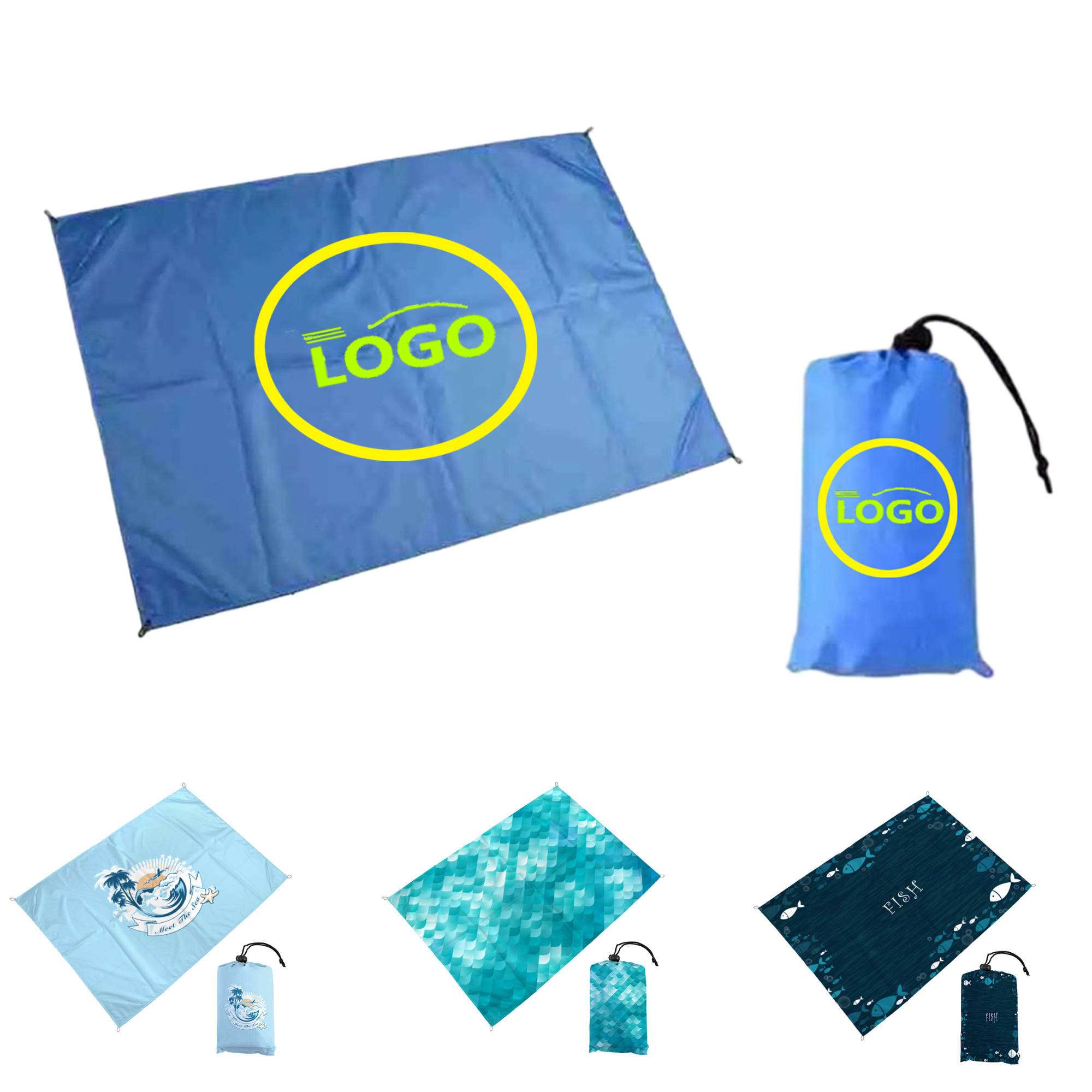Portable Full-Print Beach Picnic Mat 4