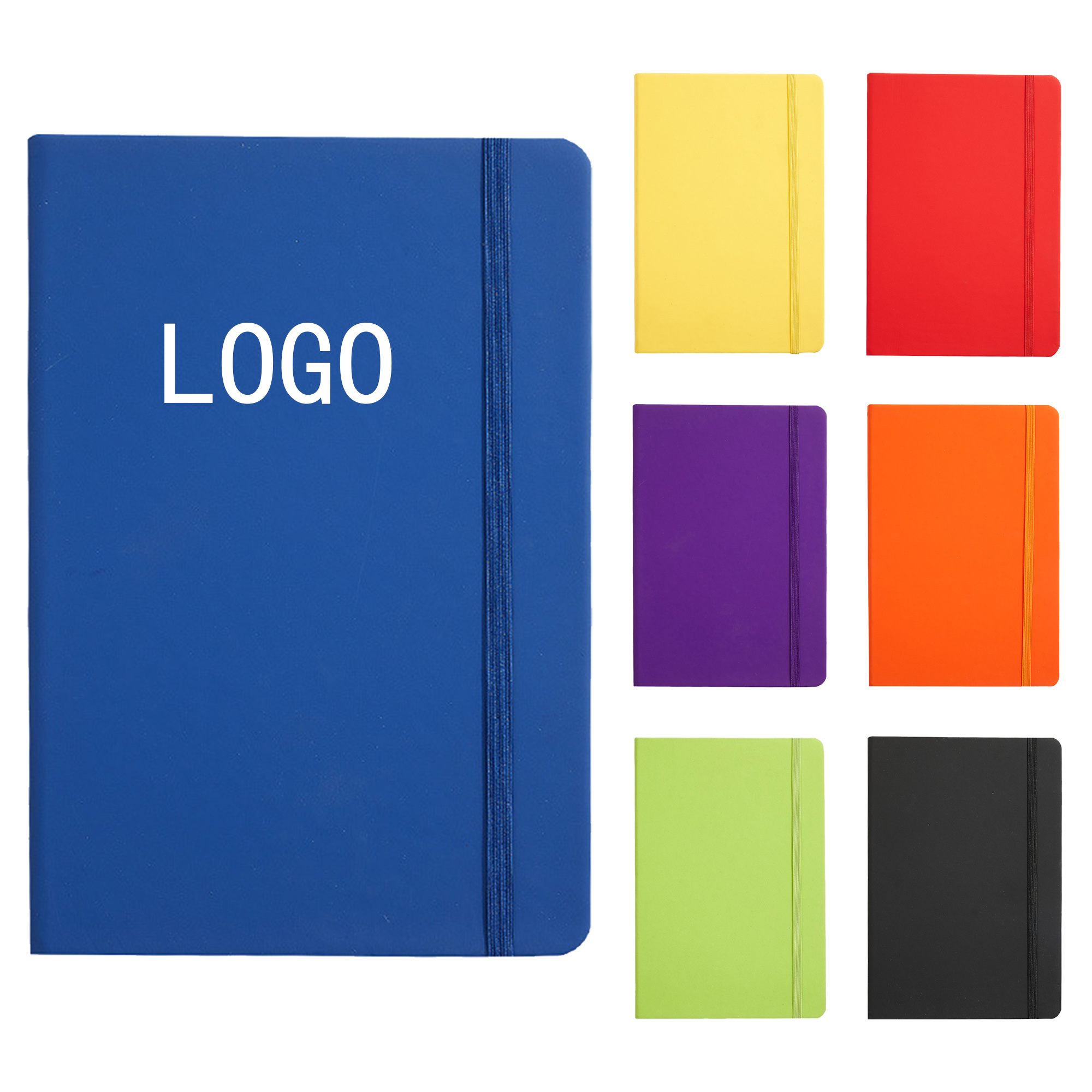 A5 Color Notebook With Strap 2