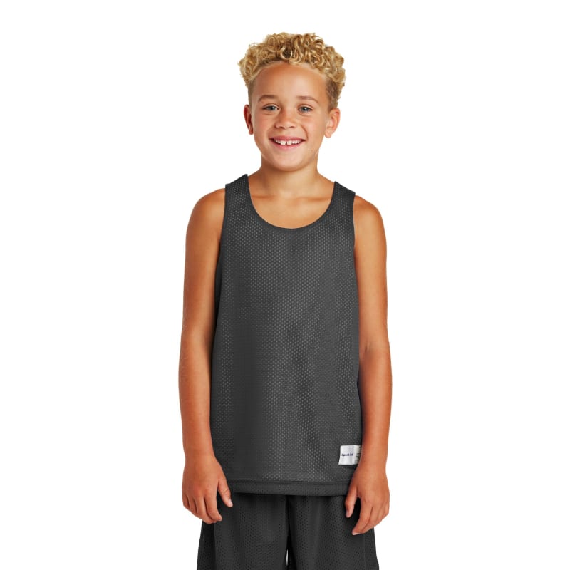 Sport-Tek Youth PosiCharge Classic Mesh Reversible Tank. 10