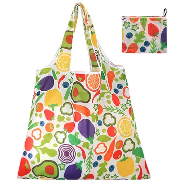 Full Color Wrapables Large Foldable Tote Bag 11