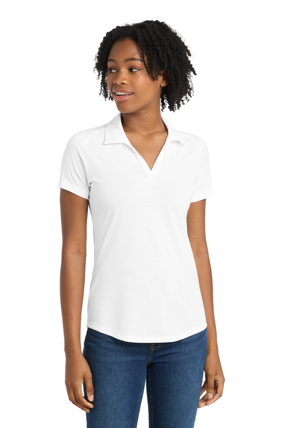 Sport-Tek Women's PosiCharge Tri-Blend Wicking Polo. LST405 39