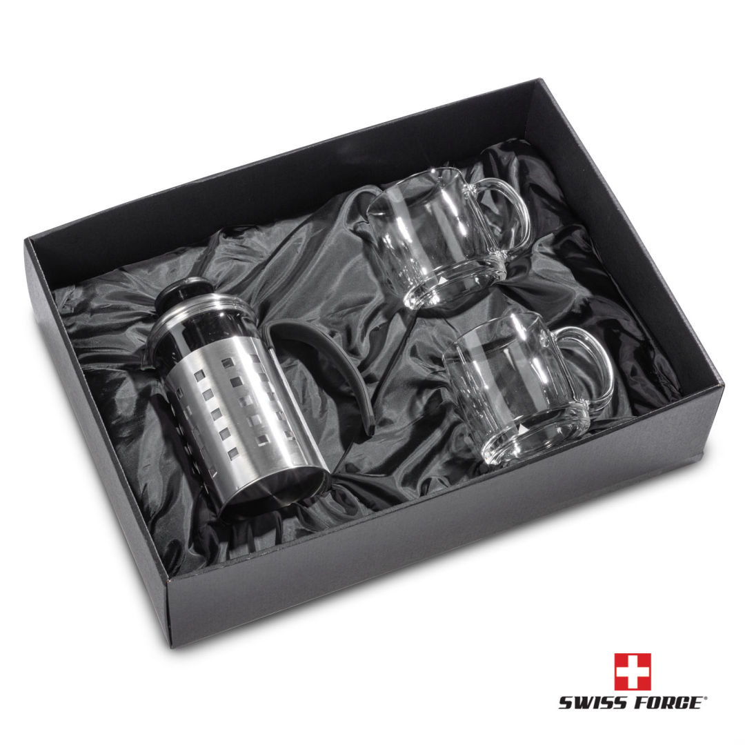 Swiss Force® Coffee Press & Nordic Mug Set 8