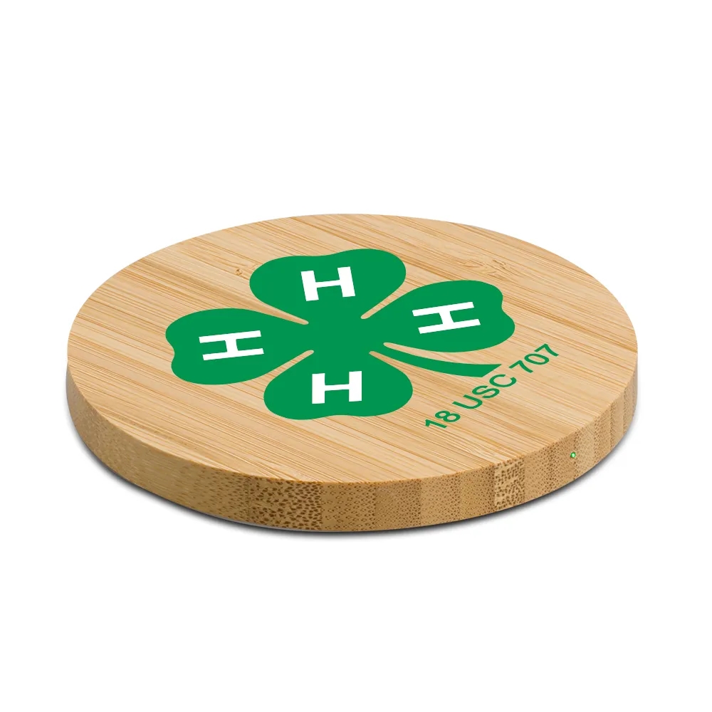 15W Bamboo Eco-Friendly Wireless Charger 4