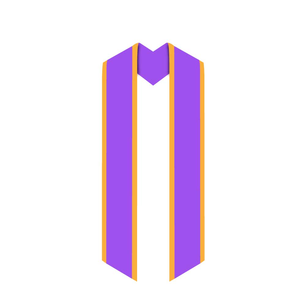 Honorary Graduation Stole - Full-Color Sublimation 60" 62