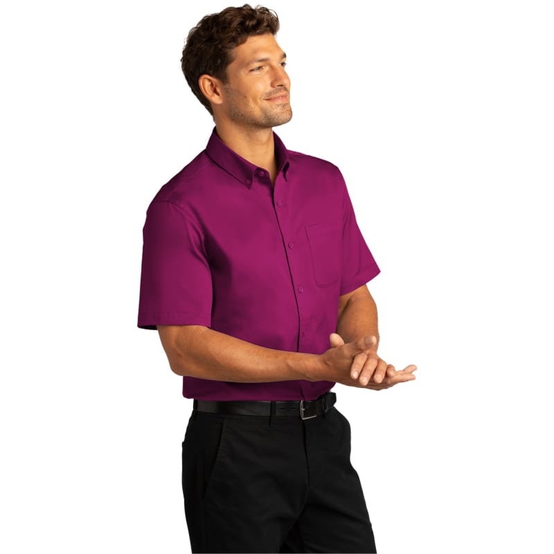 Port Authority Short Sleeve SuperPro React Twill Shirt. 87