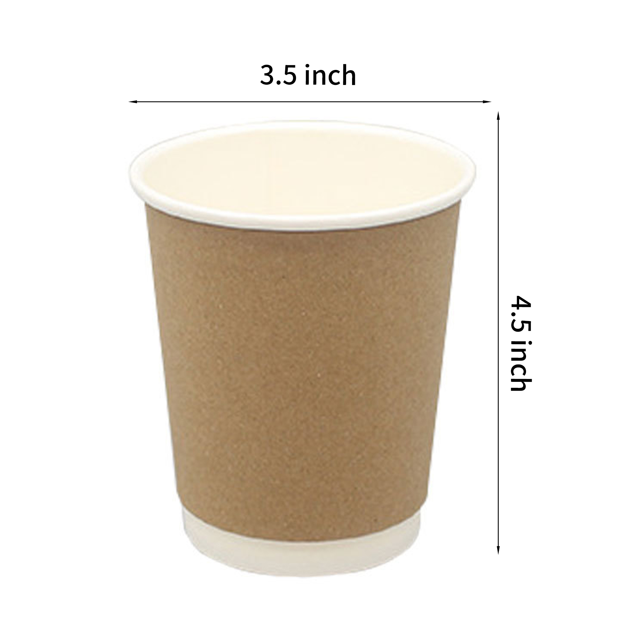 Paper Coffee Cup 12oz Thickened Leakproof Beverage Holder 3