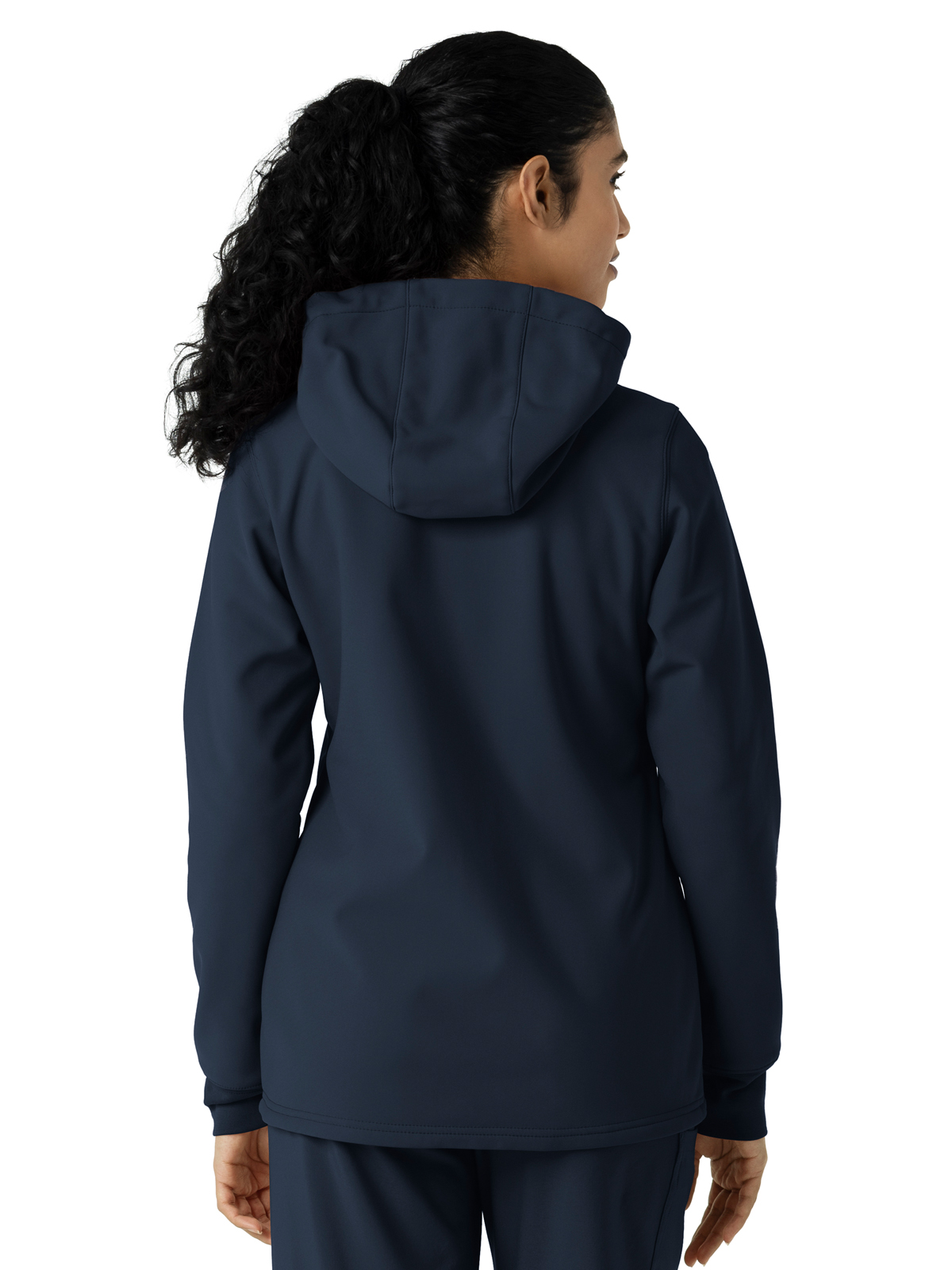 Carhartt Scrubs - Performance Layers - Women's Four-Pocket Bonded Fleece Hoodie 3