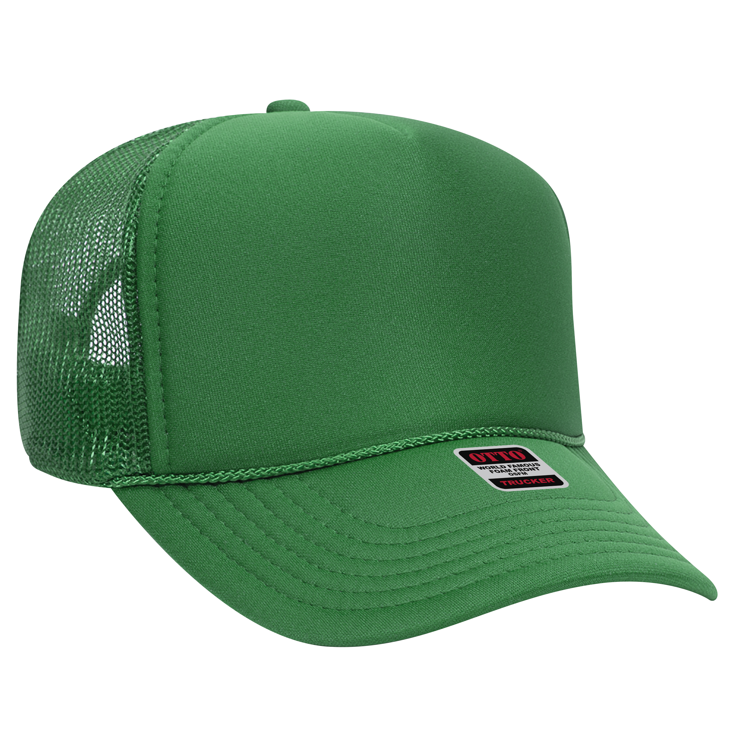 OTTO CAP® 5 Panel Mid Profile Mesh Back Trucker Hat 11