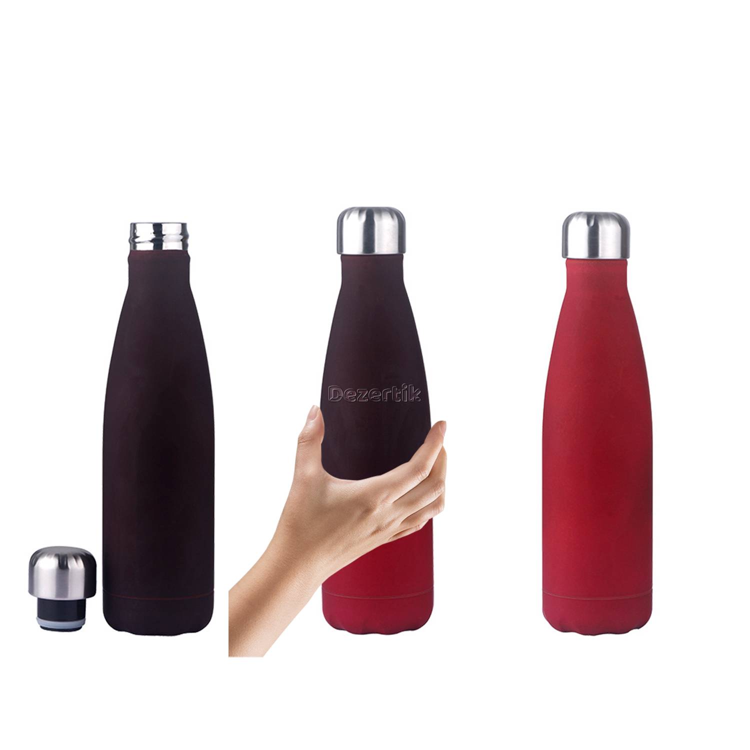 16.9oz Touch-Activated Color-Changing Stainless Steel Bottle