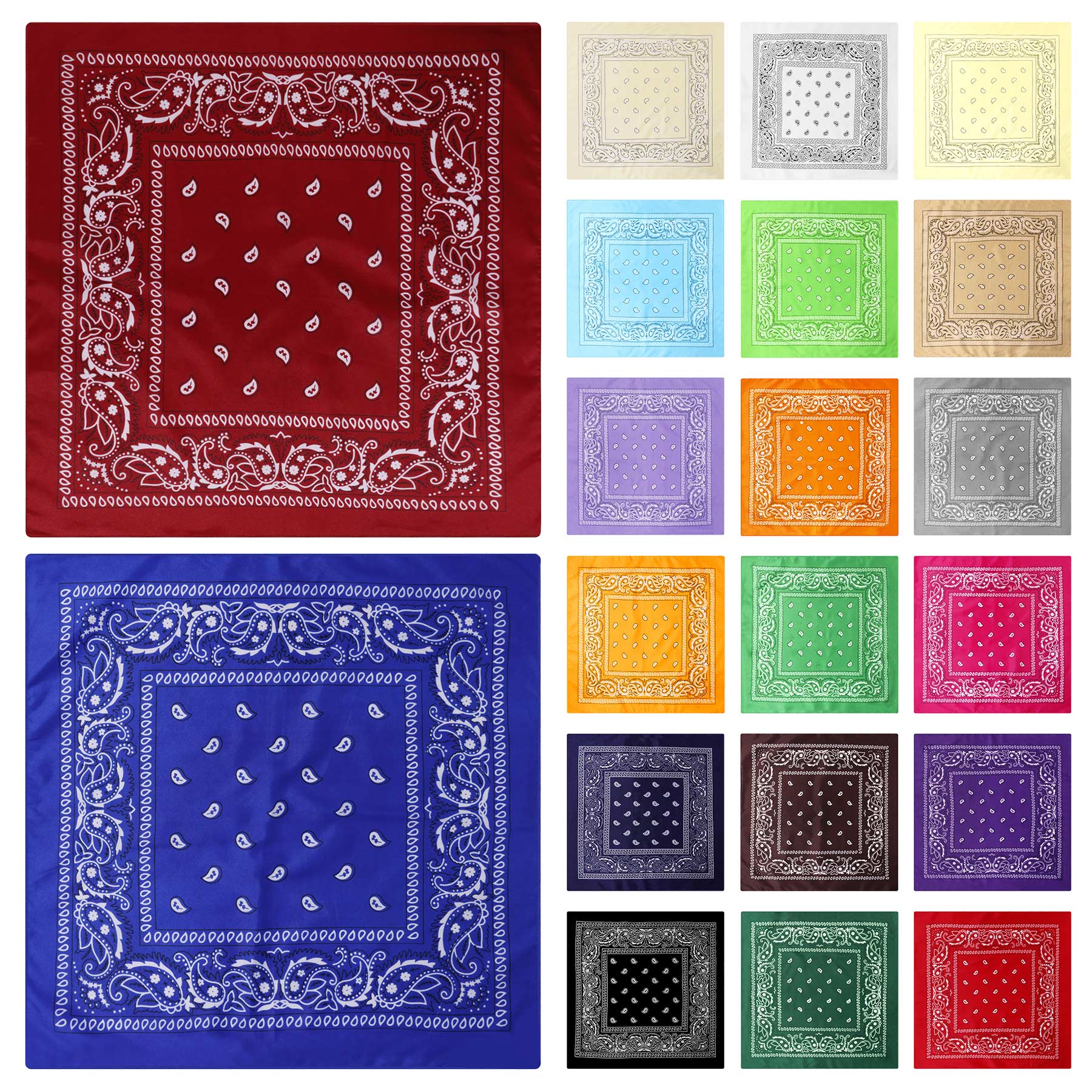 Full Color Printed Cotton Bandana 10