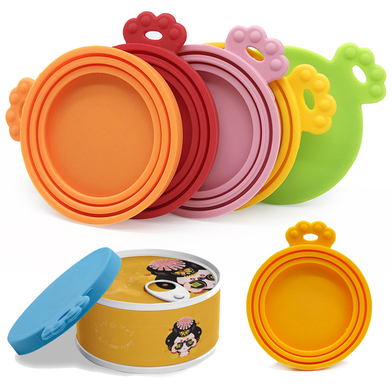 Silicone Can Lids for Pet Food Cans Fits Standard Size Can Tops 9