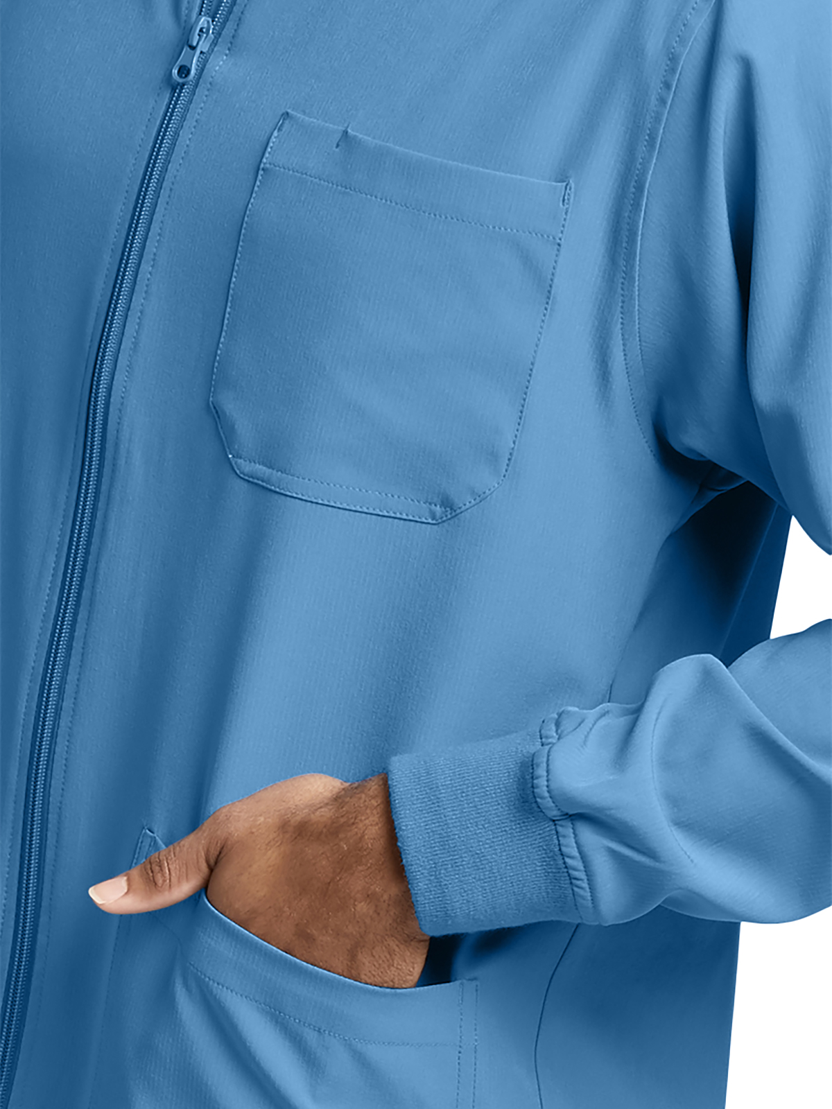 Skechers - Men's Three-Pocket Zip-Up Structure Warm-Up Scrub Jacket 19