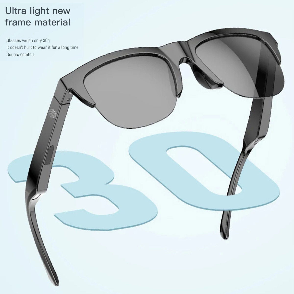 Waterproof UV Wireless Smart Bluetooth Audio Glasses 4