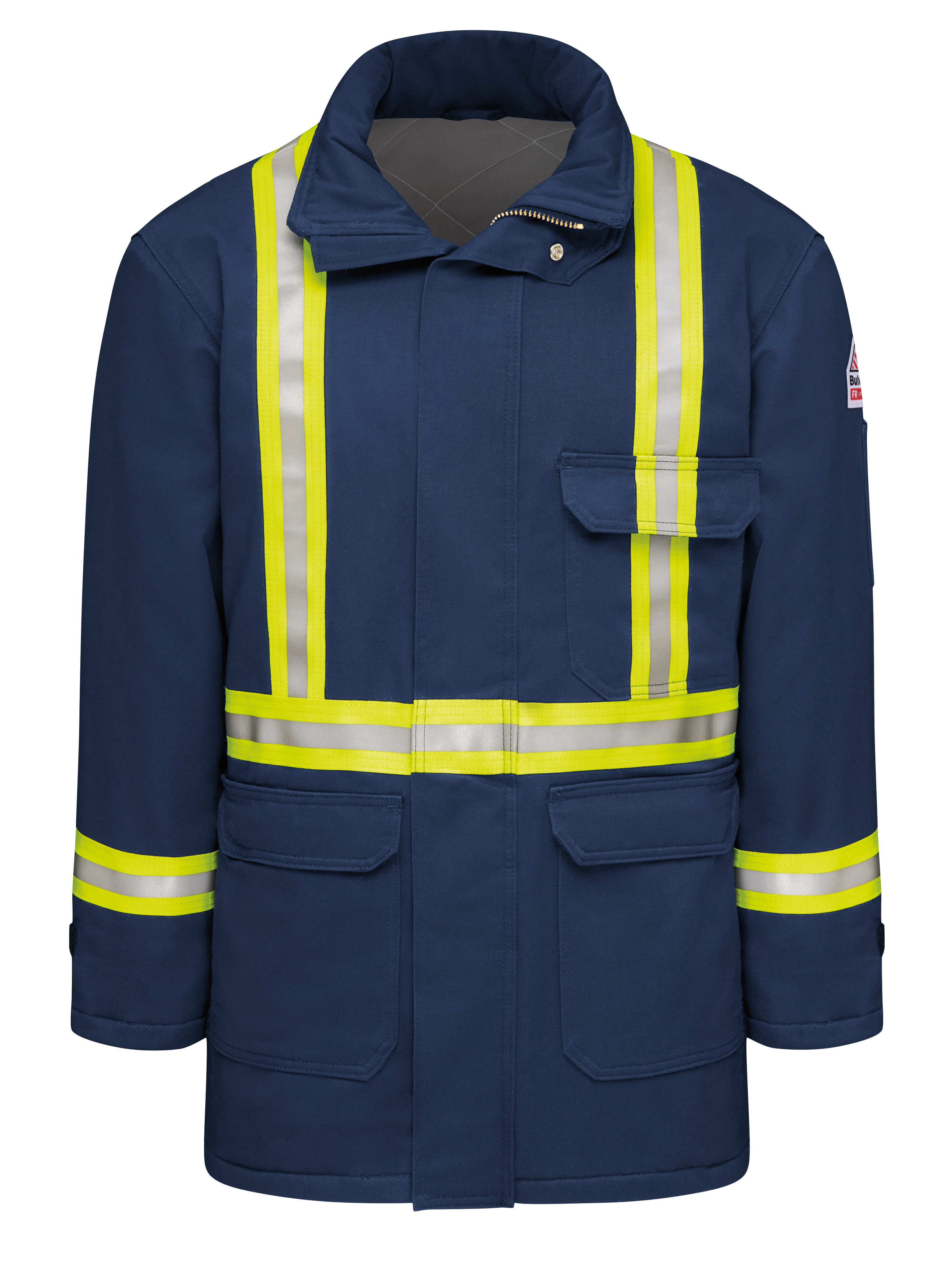 Bulwark® Men's Heavyweight Excel FR® ComforTouch® Insulated Deluxe Parka with Reflective Trim 3