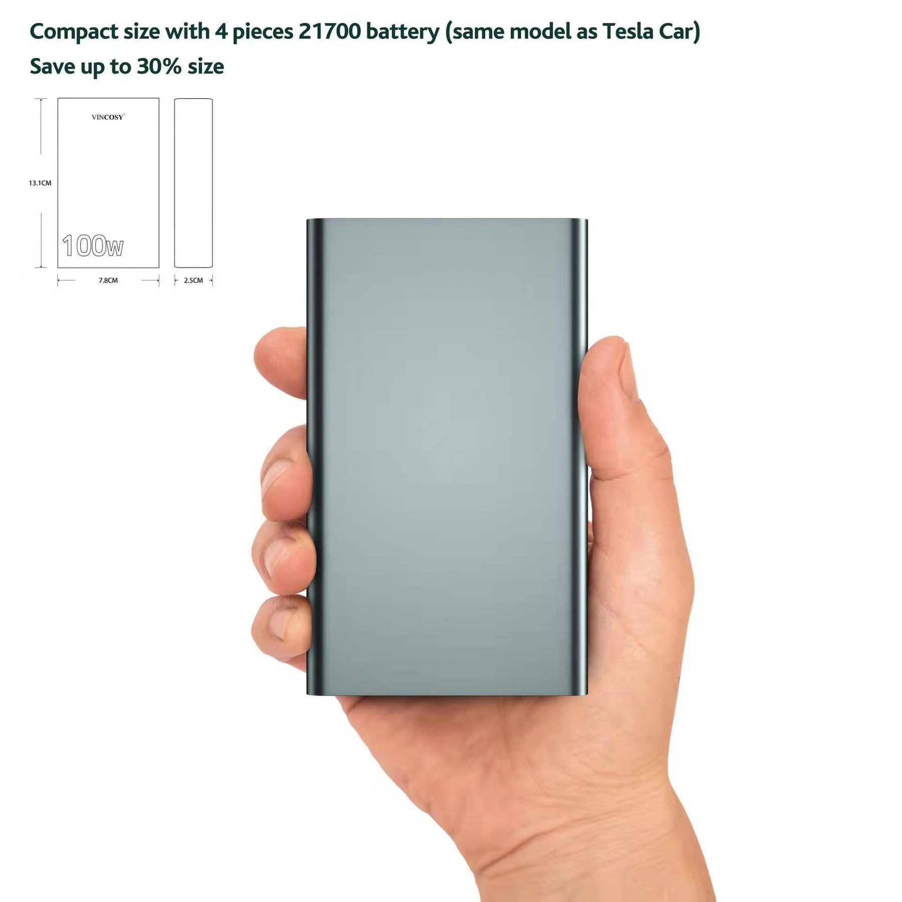 100W 20000Mah Portable Laptop Power Station 4