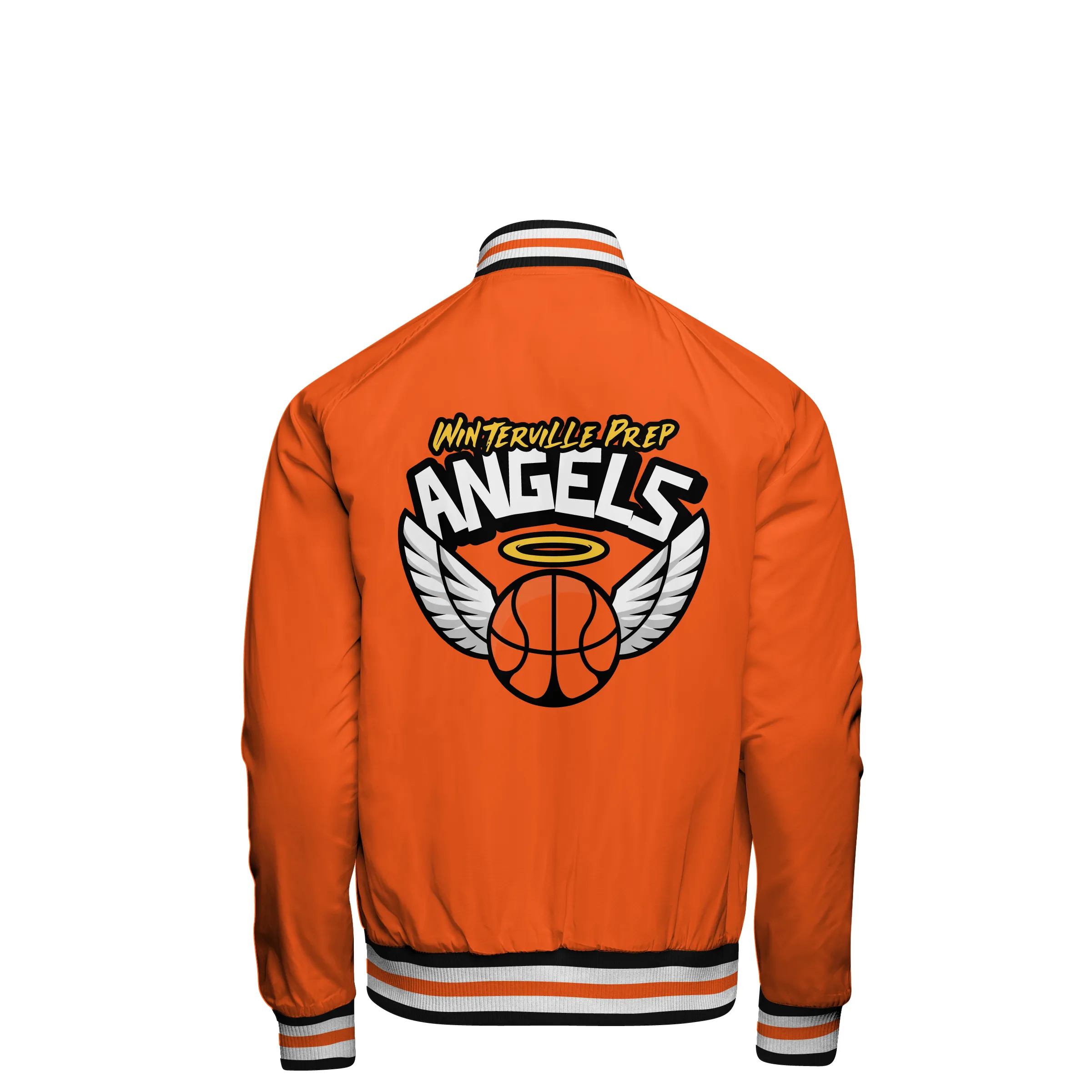 Satin Varsity Jacket with Quilted Lining 5