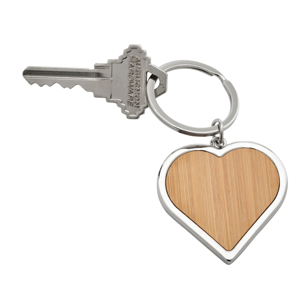 Bamboo Heart key Ring 1