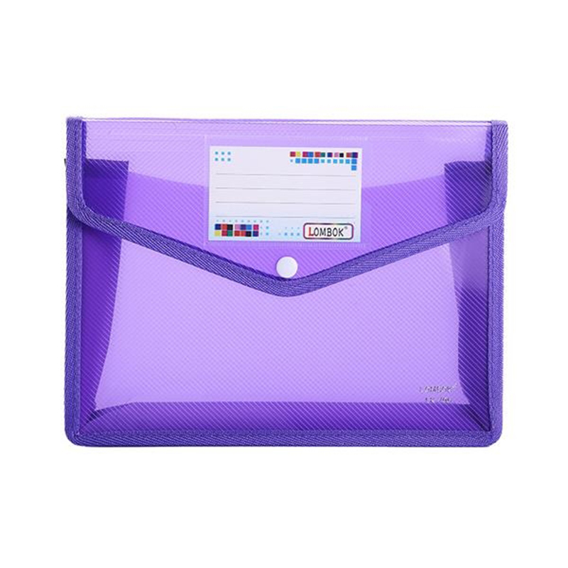 A4 Size Document Storage Bag With Snap Button 6