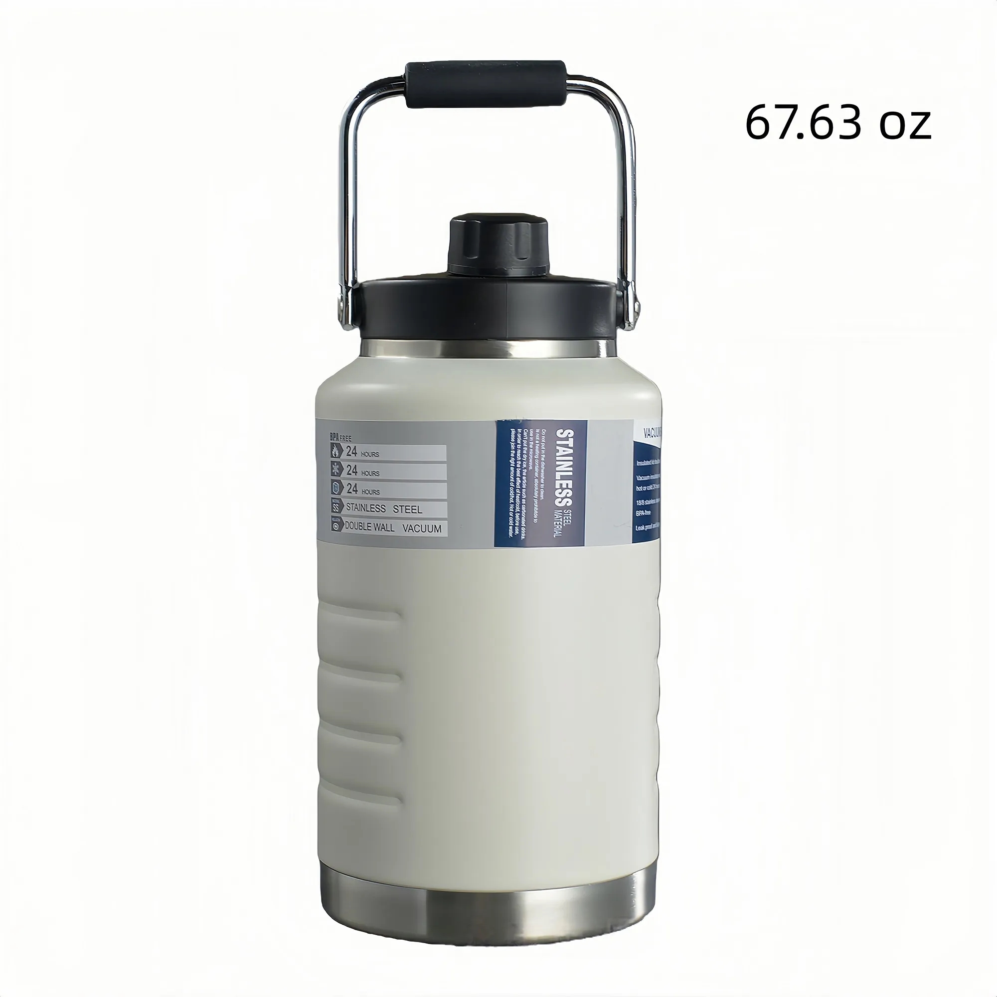 Large Capacity Stainless Steel Vacuum Insulated Water Bottle 2