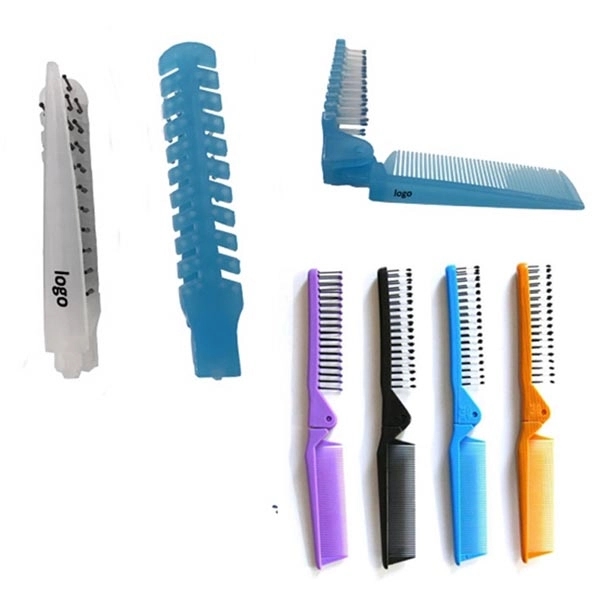 Pocket Collapsible Hairdressing Anti-static Plastic Comb 1