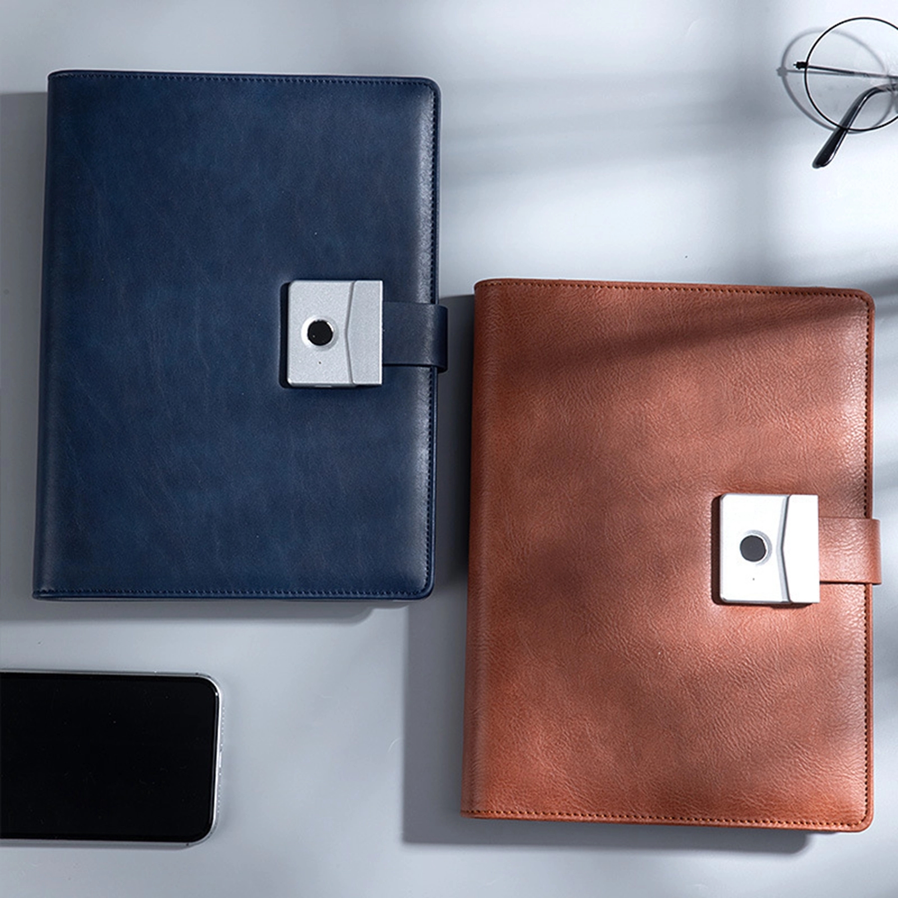 Fingerprint Lock A5 Notebook with Power Bank & USB Drive 6