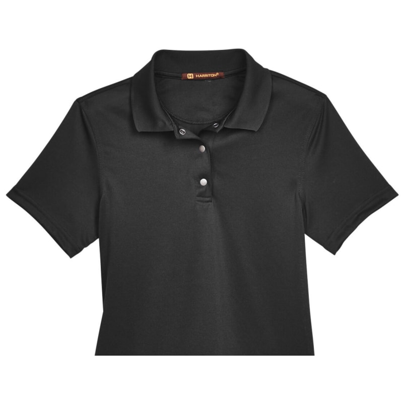 Harriton Ladies' Advantage Snag Protection Plus IL Snap Placket Polo 18