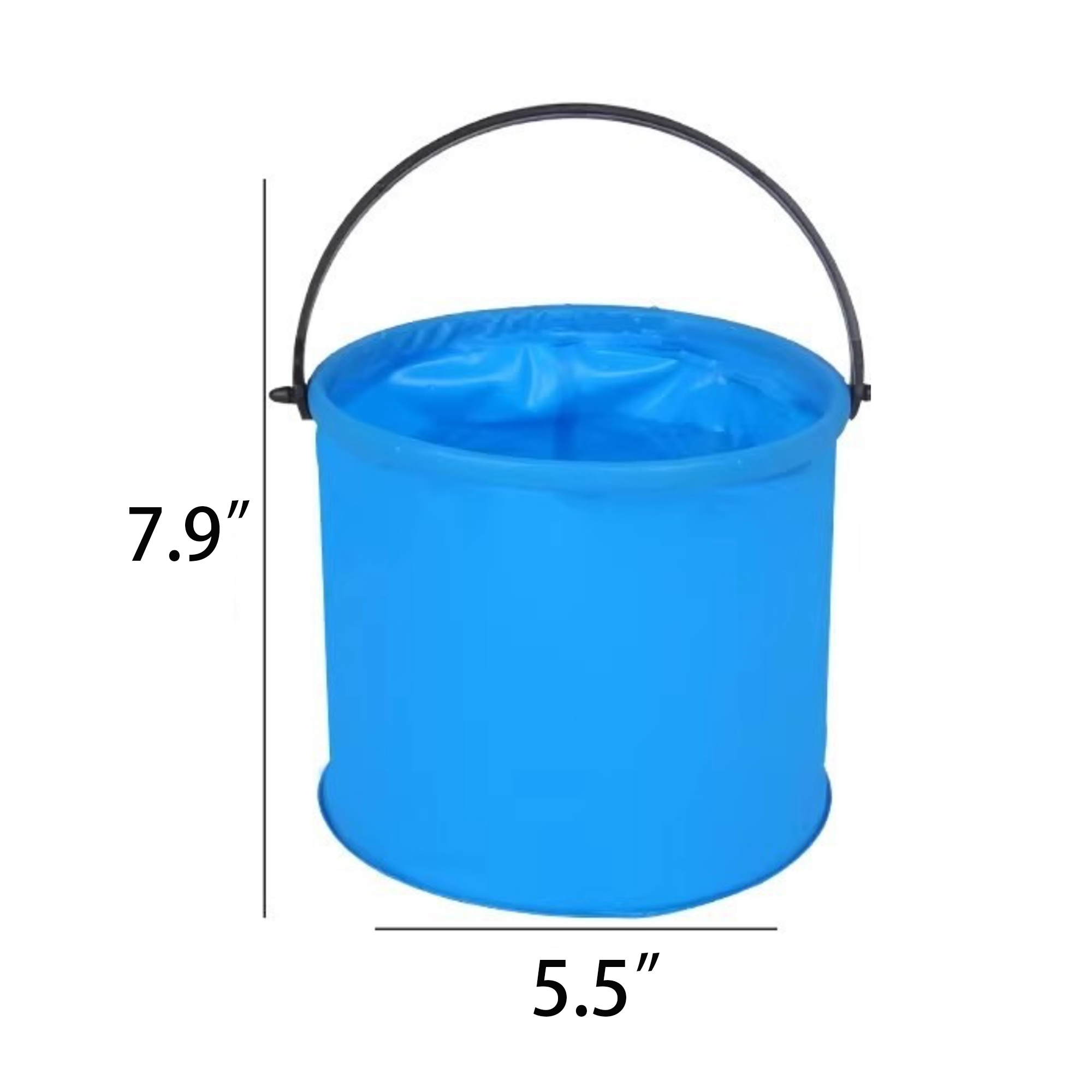 Outdoor Collapsible Camping Fishing Car Washing Bucket 4