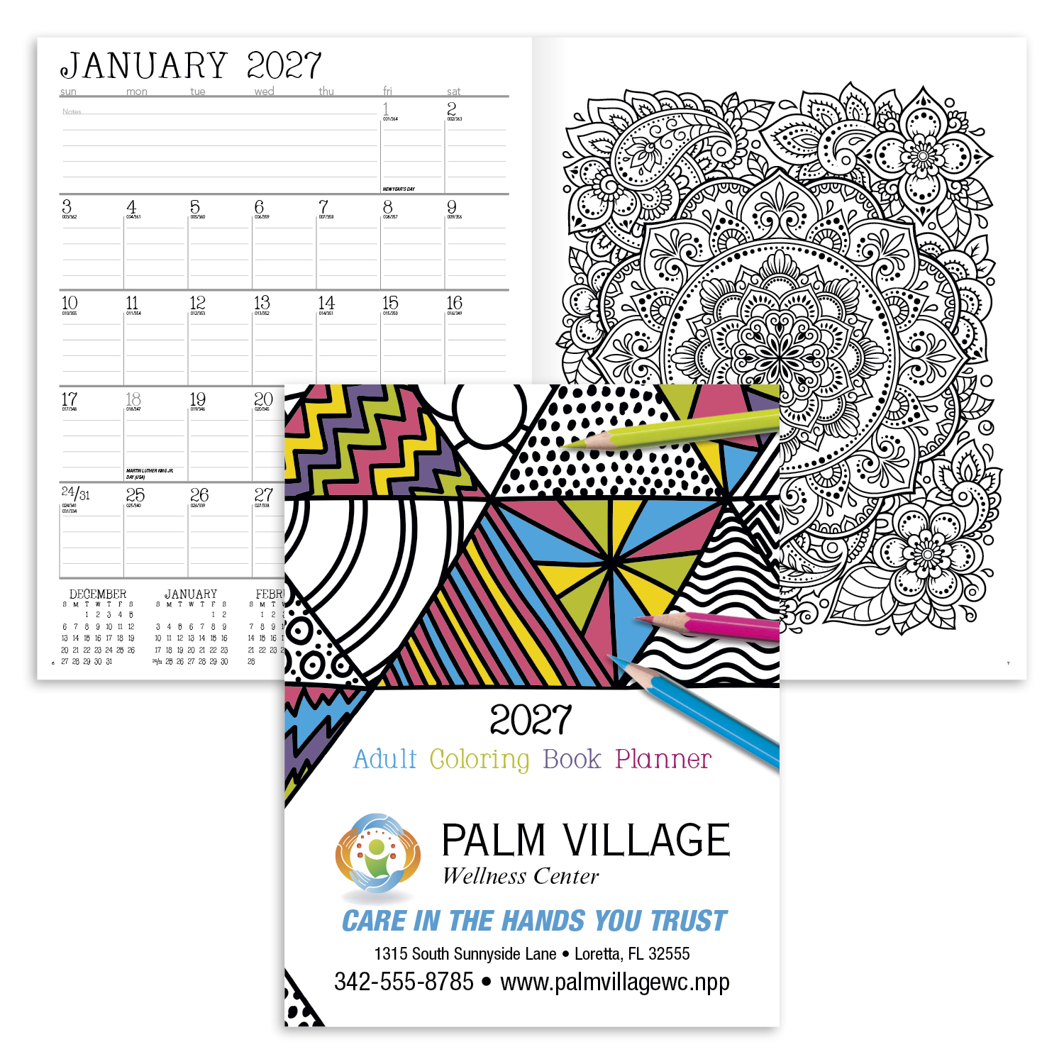 Good Value™ Adult Coloring Book Planner 21