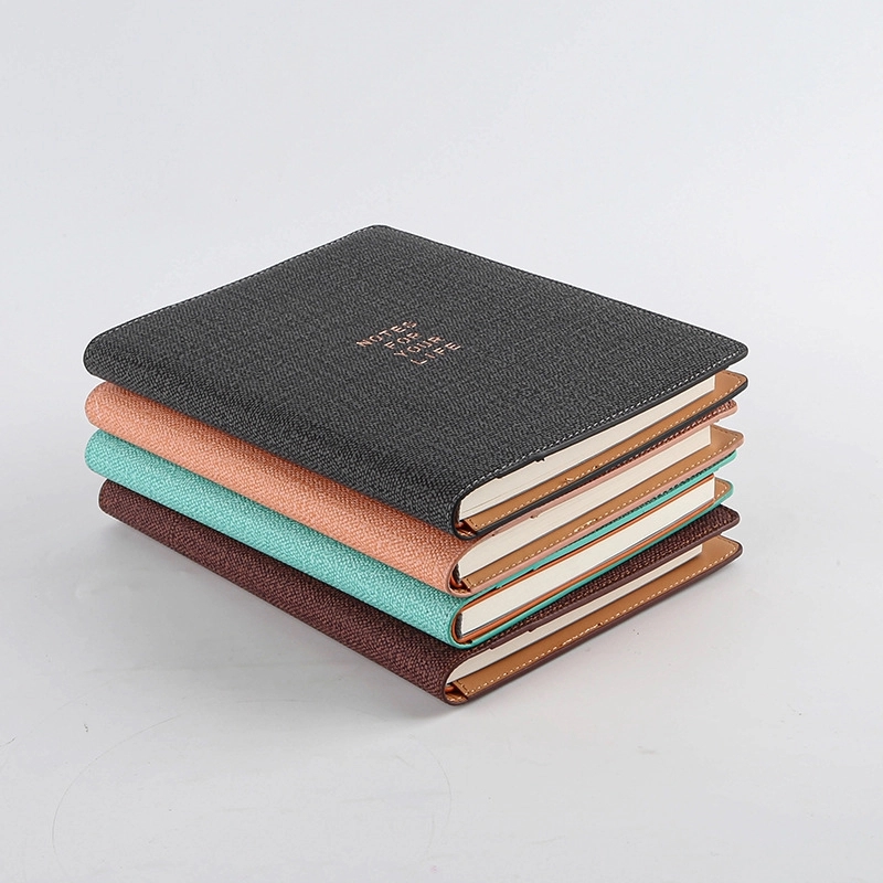 A5 Lined Journal Hardcover Ruled Notebooks with Pen Holder 6