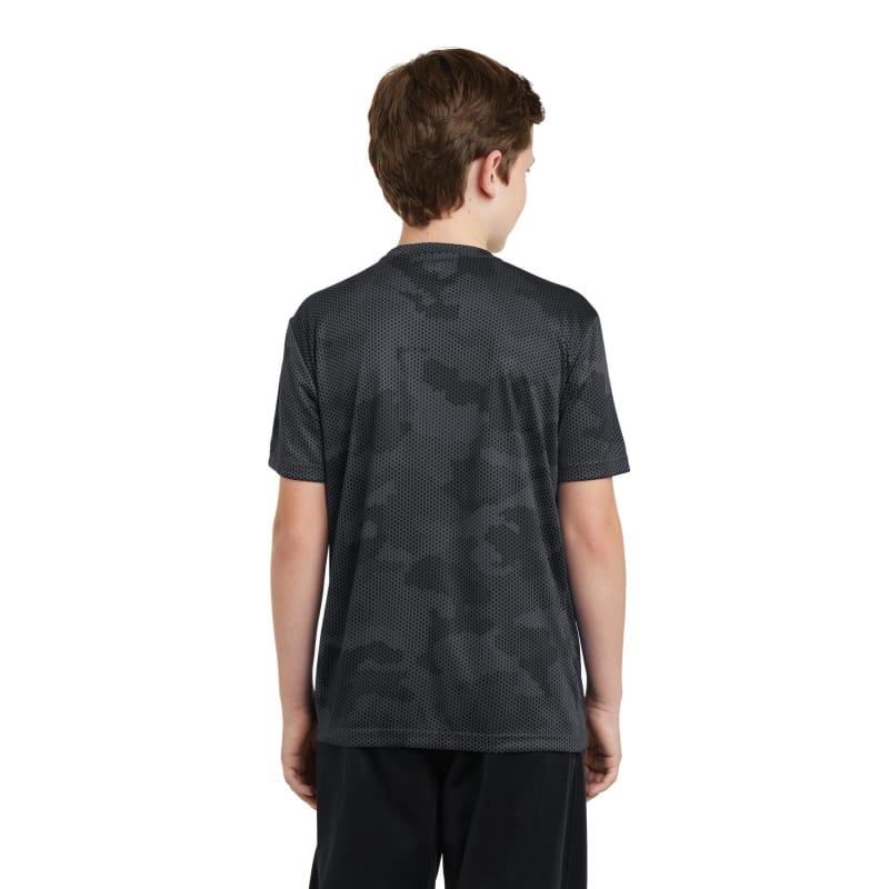 Sport-Tek Youth CamoHex Tee. 14